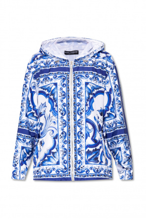 アウターその他 DOLCE  GABBANA Women Outer 35208312 F27EHT FUBD2 N0000 Blac Satin jacquard down jacket with all-over DG logo in Black